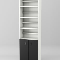 Стеллаж для чая и кофе №4, Белый+Черный