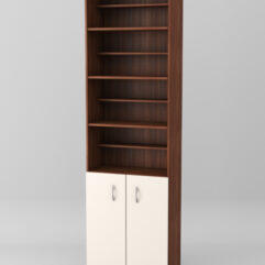 Стеллаж для чая и кофе №4, Орех + Крем Вайс