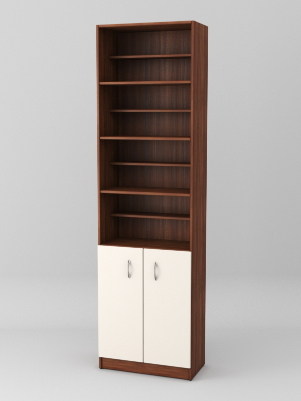 Стеллаж для чая и кофе №4, Орех + Крем Вайс