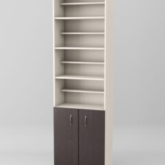 Стеллаж для чая и кофе №4, Крем Вайс + Дуб Венге