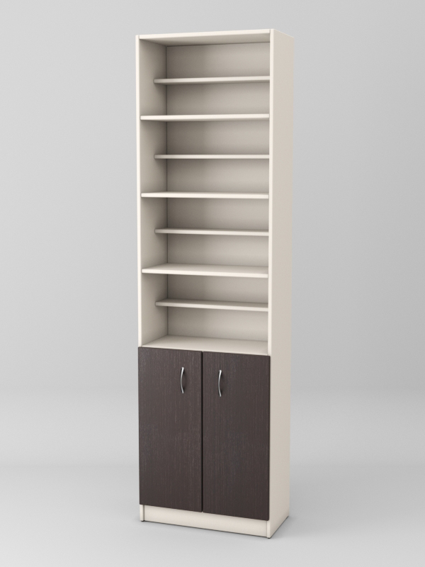 Стеллаж для чая и кофе №4, Крем Вайс + Дуб Венге