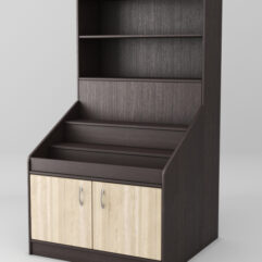 Стеллаж для чая и кофе №5, Дуб Венге+Сонома