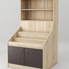 Стеллаж для чая и кофе №5, Дуб Сонома + Дуб Венге