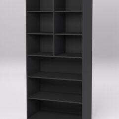 Стеллаж для посуды №1, Черный