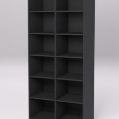 Стеллаж для посуды №2, Черный