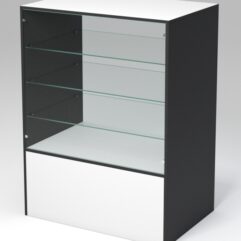 Прилавок для посуды №2, Черный и Белый