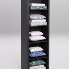 Стеллаж для постельного белья №2, Черный