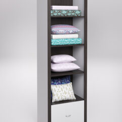 Стеллаж для постельного белья №3, Белый