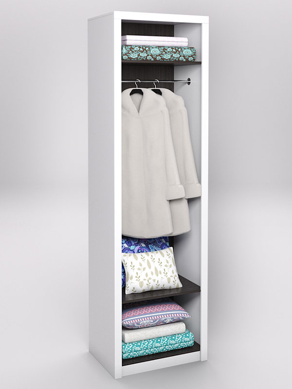 Стеллаж для постельного белья №4, Белый