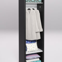 Стеллаж для постельного белья №4, Черный