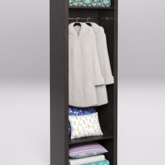 Стеллаж для постельного белья №4, Дуб Венге