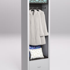 Стеллаж для постельного белья №5, Серый