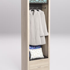 Стеллаж для постельного белья №5, Дуб Сонома