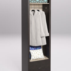 Стеллаж для постельного белья №5, Дуб Венге