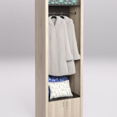 Стеллаж для постельного белья №6, Дуб Сонома