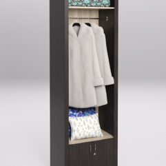 Стеллаж для постельного белья №6, Дуб Венге