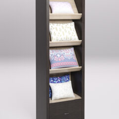 Стеллаж для постельного белья №7, Дуб Венге