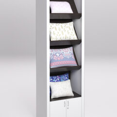 Стеллаж для постельного белья №8, Белый