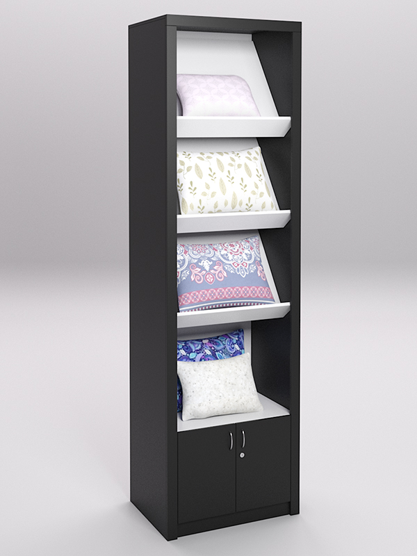Стеллаж для постельного белья №8, Черный