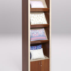 Стеллаж для постельного белья №8, Орех и Дуб Сонома