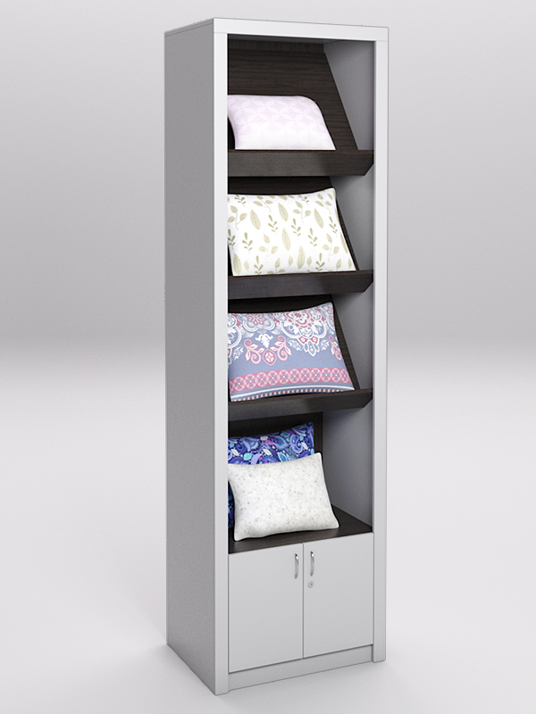 Стеллаж для постельного белья №8, Серый