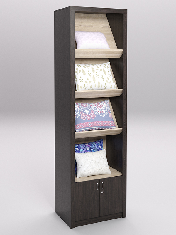 Стеллаж для постельного белья №8, Дуб Венге