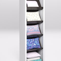 Стеллаж для постельного белья №9, Белый