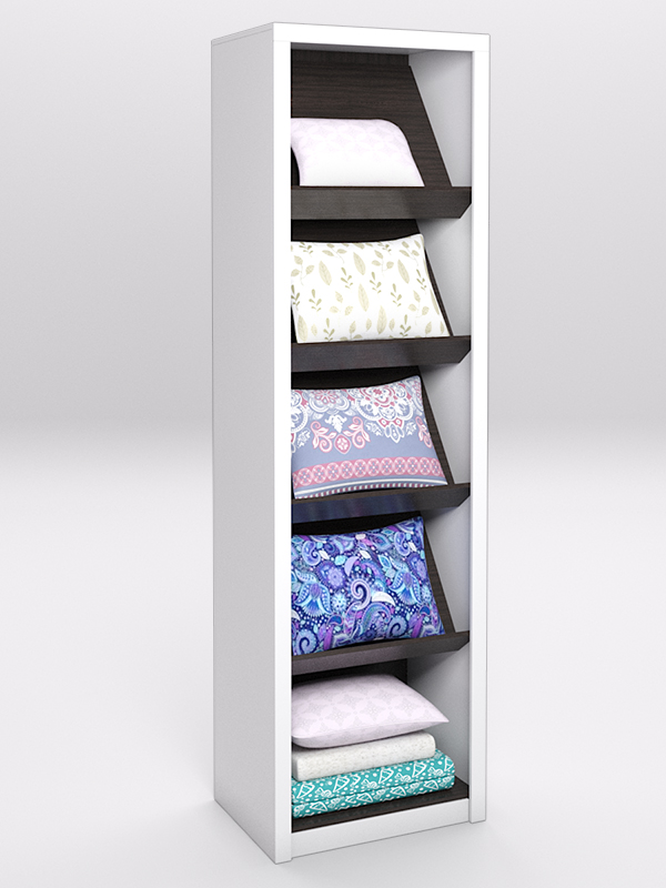 Стеллаж для постельного белья №9, Белый