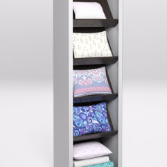 Стеллаж для постельного белья №9, Серый