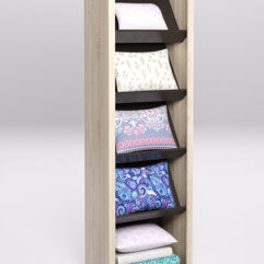 Стеллаж для постельного белья №9, Дуб Сонома