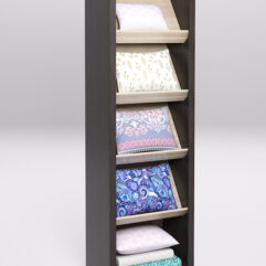 Стеллаж для постельного белья №9, Дуб Венге