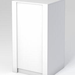 Прилавок Модерн №1-600-КР, Белый