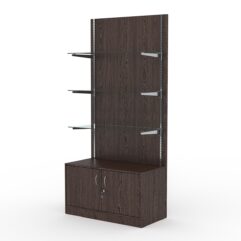 Стеллаж АСТЕРИЯ №13, задняя стенка ДСП, Дуб Венге
