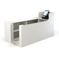 Кассовый стол ЛЕНТА №2 левый, Белый