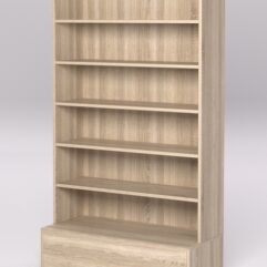 Стеллаж КАНЦЕЛЯРСКИЙ №1, Дуб Сонома