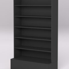 Стеллаж КАНЦЕЛЯРСКИЙ №1, Черный