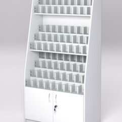 Стеллаж КАНЦЕЛЯРСКИЙ №2, Белый