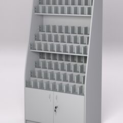 Стеллаж КАНЦЕЛЯРСКИЙ №2, Серый