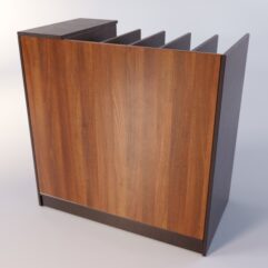 Прилавок ЦЕРКОВНЫЙ для свечей №1, Дуб Венге + Орех