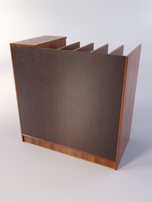 Прилавок ЦЕРКОВНЫЙ для свечей №1, Орех + Дуб Венге