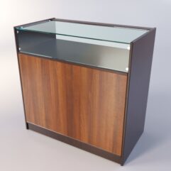 Прилавок ЦЕРКОВНЫЙ №2, Дуб Венге + Орех