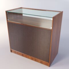 Прилавок ЦЕРКОВНЫЙ №2, Орех + Дуб Венге