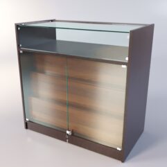 Прилавок ЦЕРКОВНЫЙ №3, Дуб Венге + Орех