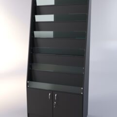 Стеллаж ЦЕРКОВНЫЙ для икон №1, Черный