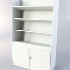 Стеллаж ЦЕРКОВНЫЙ для книг №1, Белый