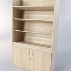 Стеллаж ЦЕРКОВНЫЙ для книг №1, Дуб Сонома