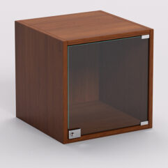 Стеллаж ЛЕГО №3, задняя стенка ДСП, Орех