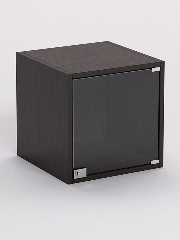 Стеллаж ЛЕГО №3, задняя стенка ДСП, Дуб Венге