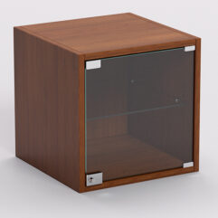 Стеллаж ЛЕГО №4, задняя стенка ДСП, Орех