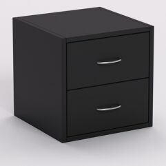 Стеллаж ЛЕГО №6, задняя стенка ДСП, Черный